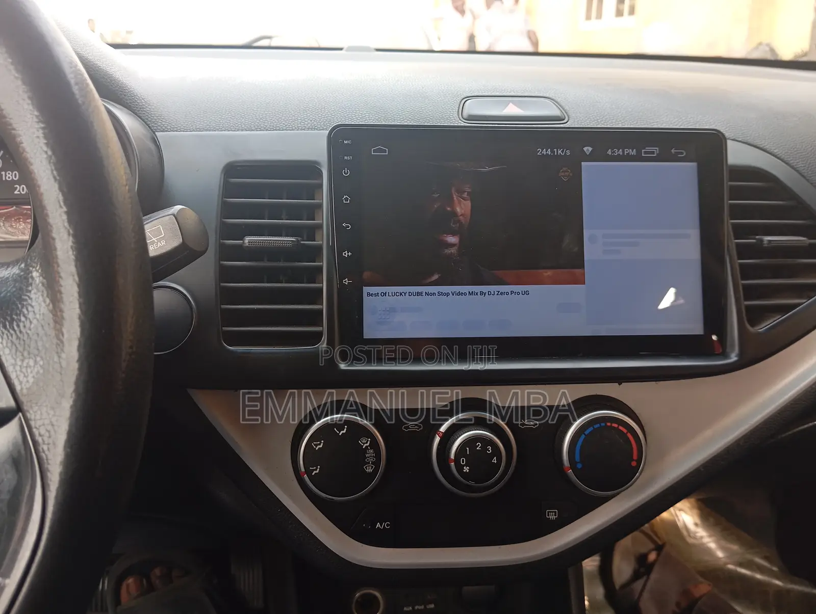 Android Screen With Reverse Camera Kia Picanto 2012