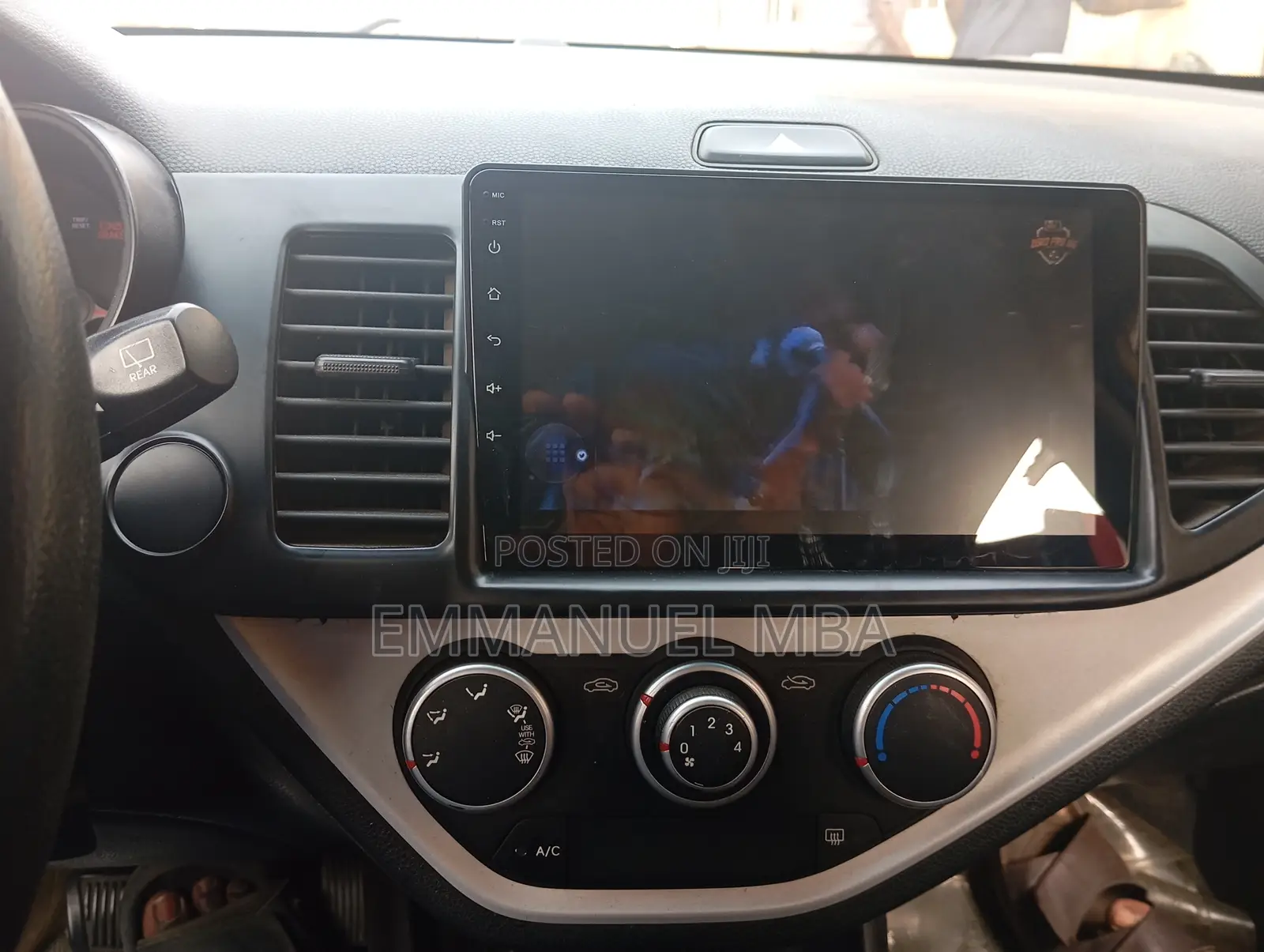 Android Screen With Reverse Camera Kia Picanto 2012