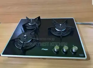 Glass Top 3 Burners Table Top Gas Cooker