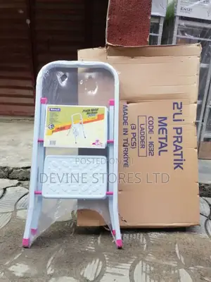 2 Steps Aluminum Kitchen Ladder