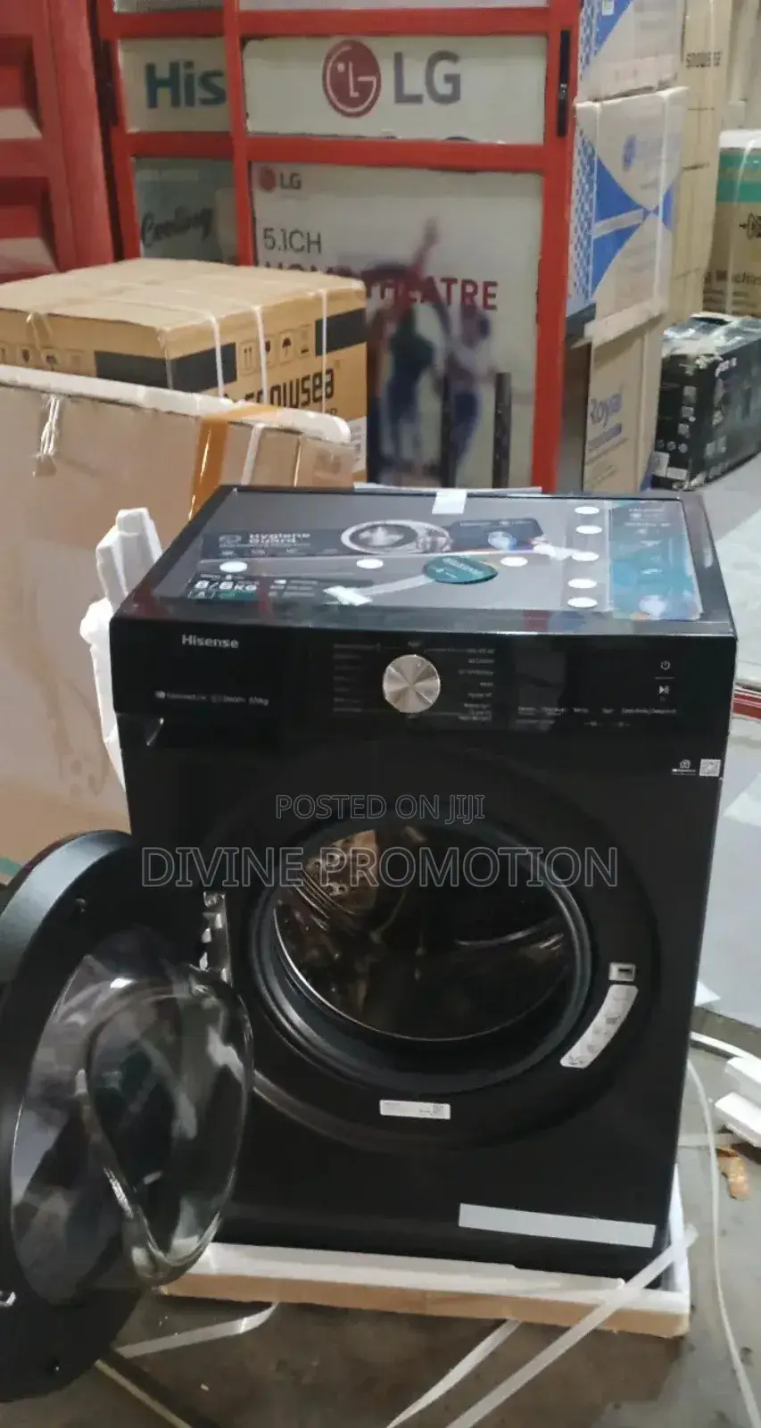 Hisense 8kg Wash and Dry, Automatic Washing Machine.