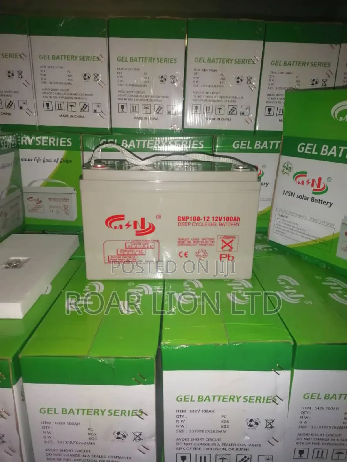 MSN 200ah Gel Battery