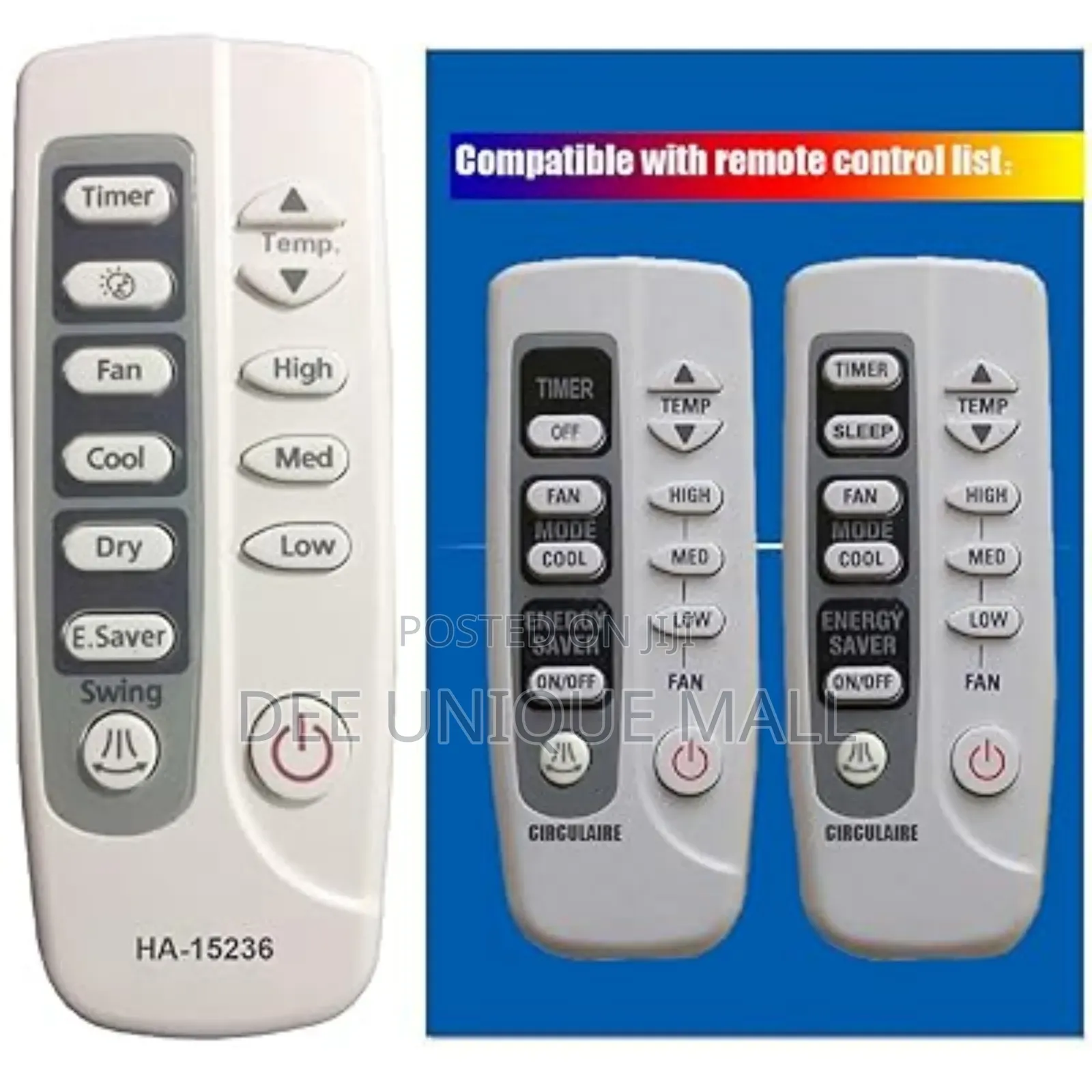 Samsung AC Replacement Remote
