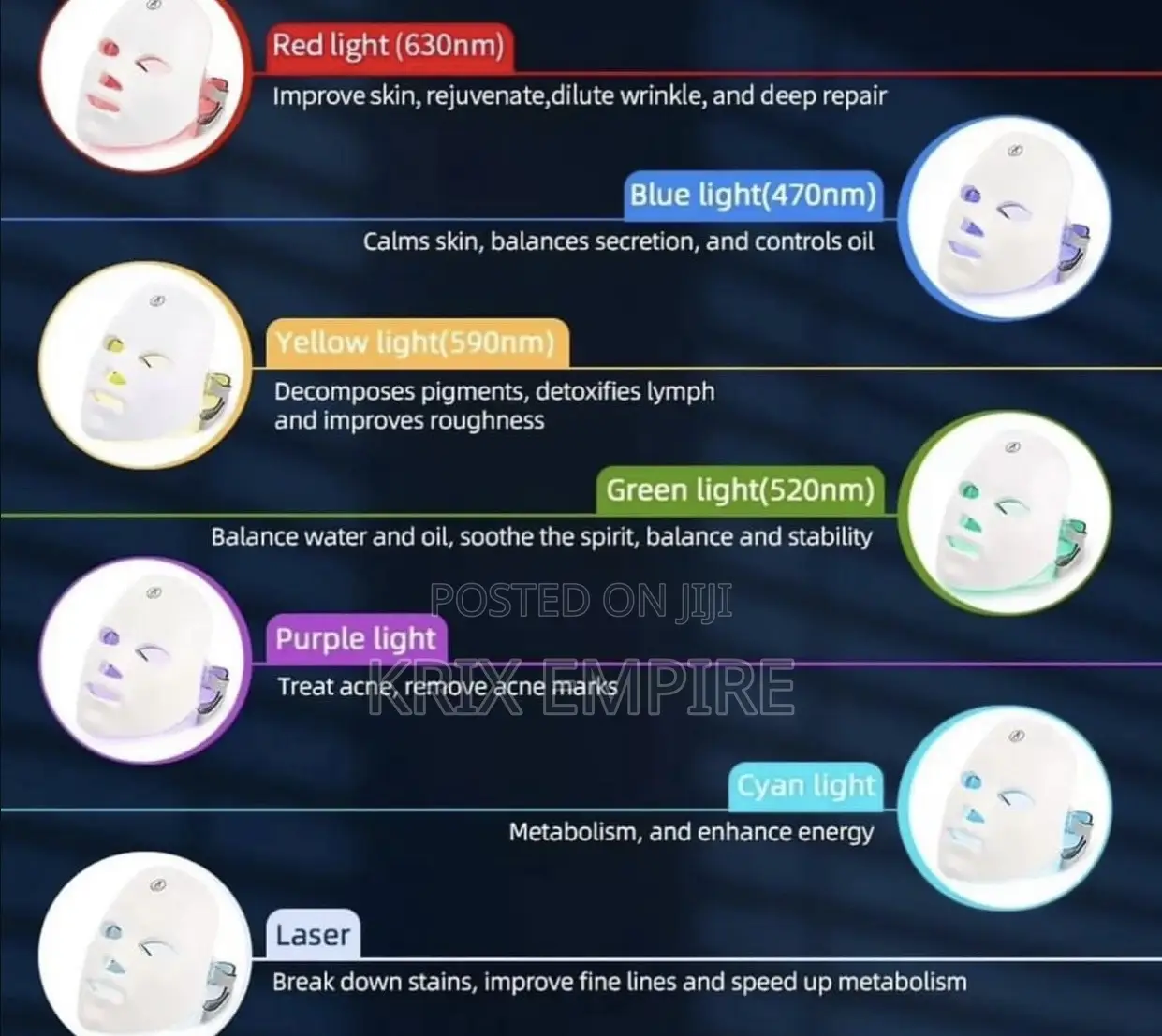 Facial LED Light