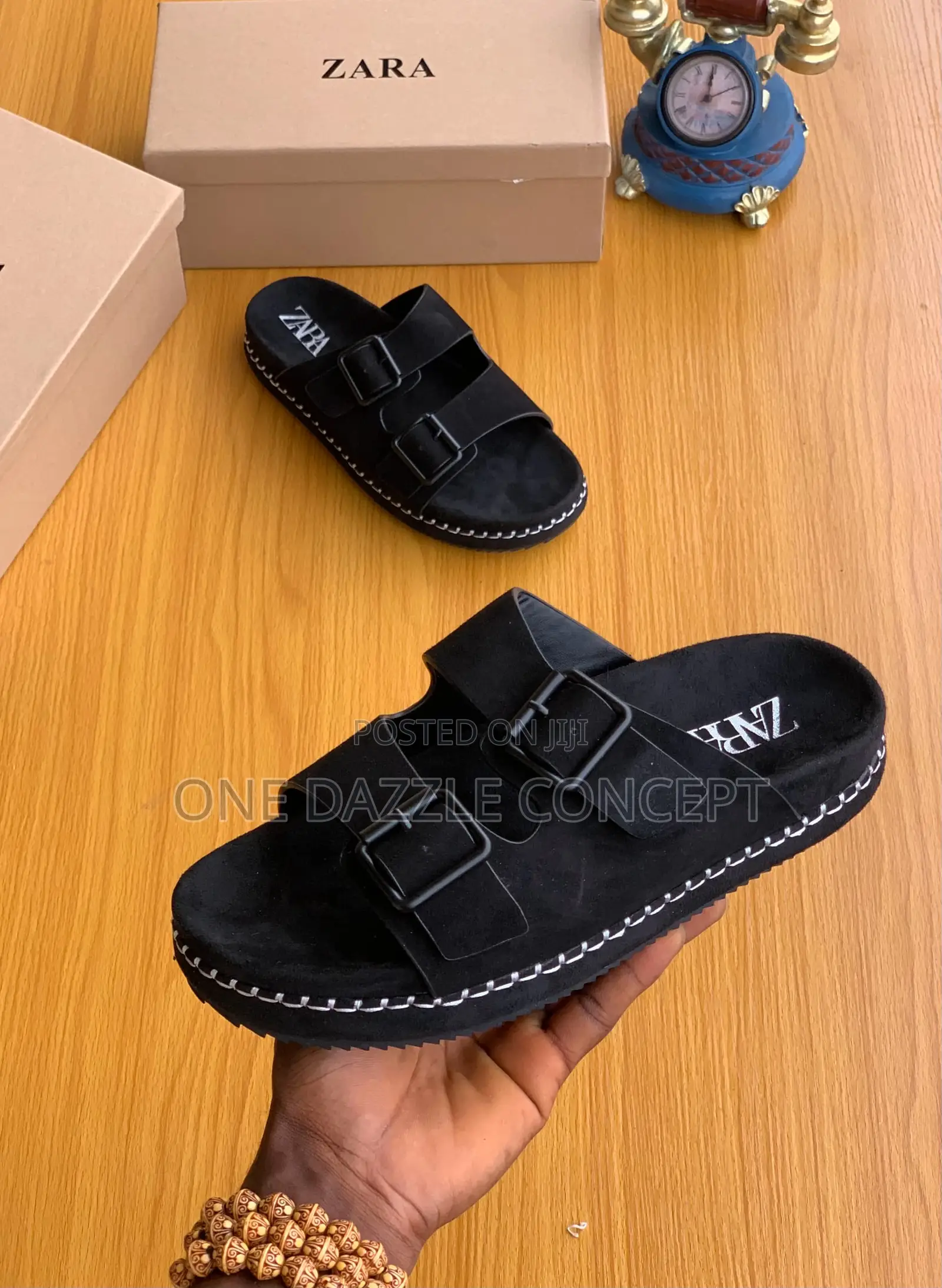 Zara Buckle Leather