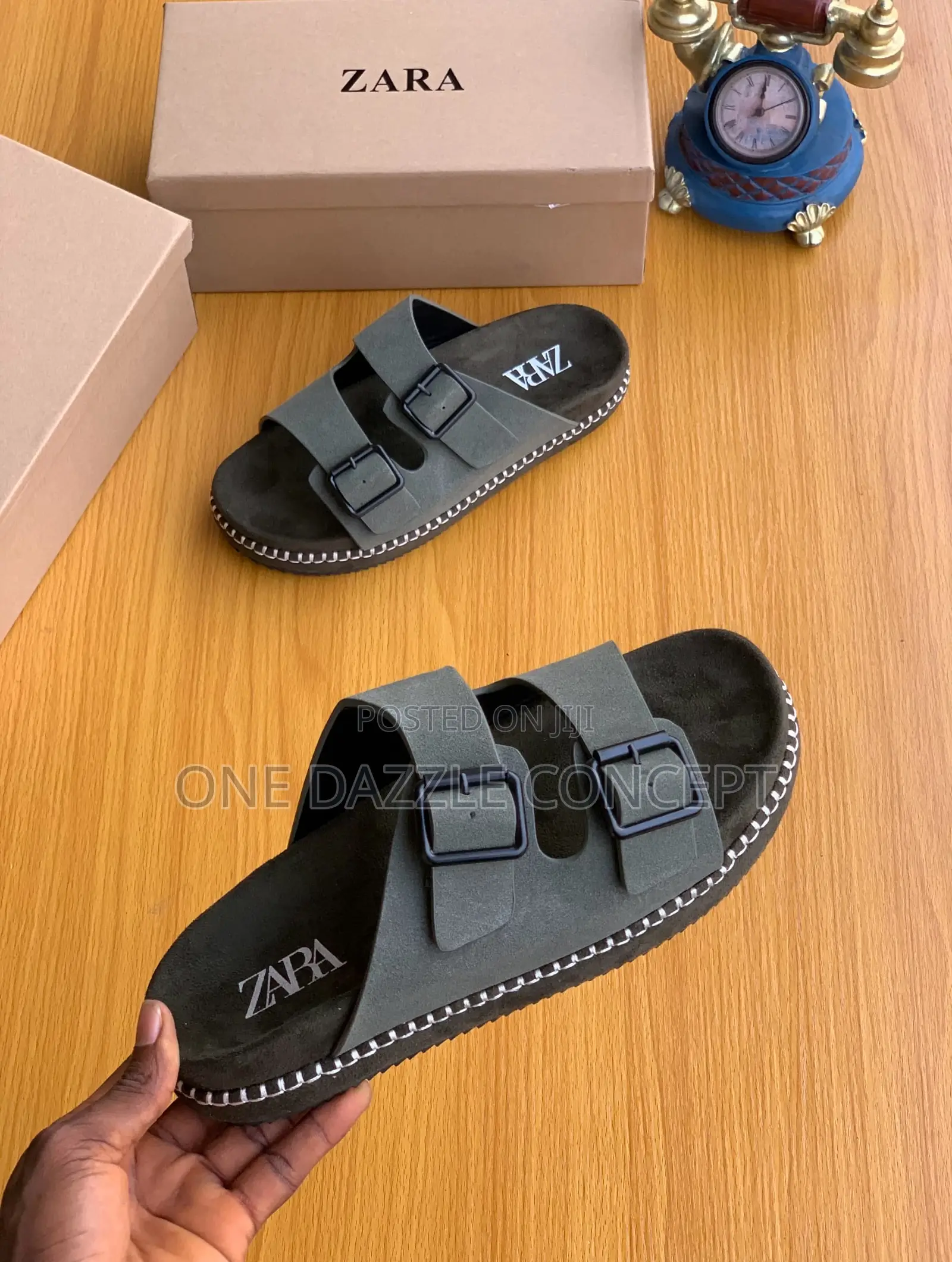 Zara Buckle Leather