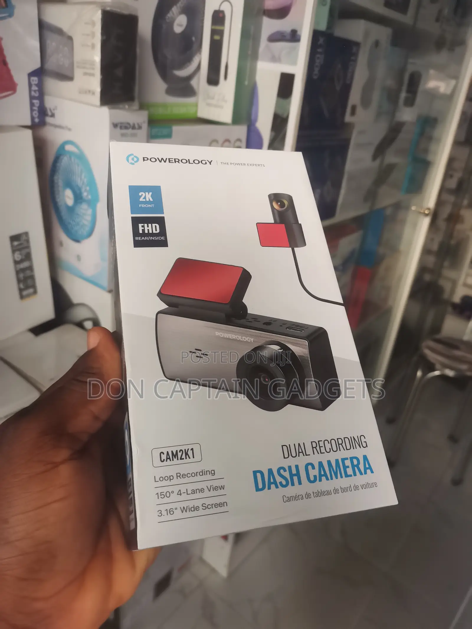 Powerology DASH CAMERA Dual Recording