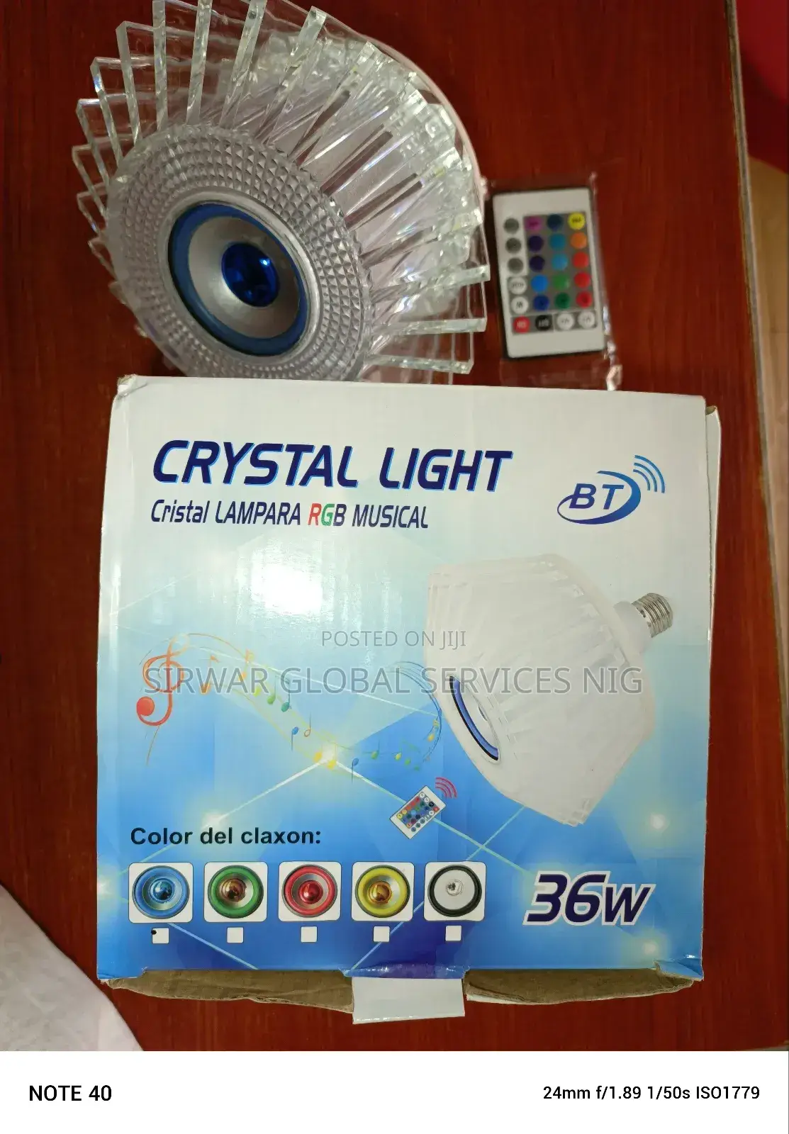 Bluetooth Drop Light+Mp3 36w Available