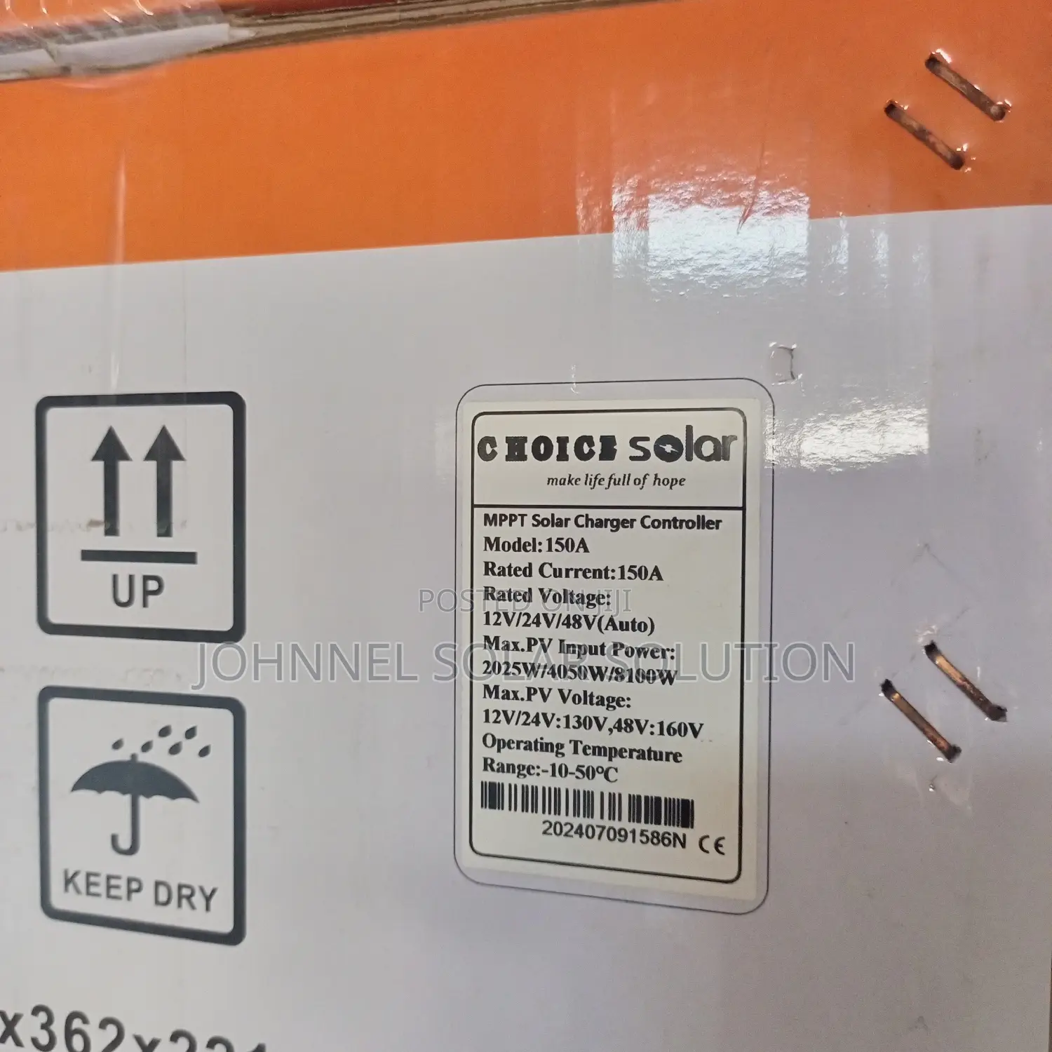 150a 48volts Choice Solar Mppt Charge Controller