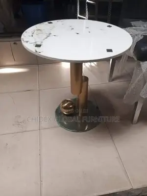 Round Marble Stool