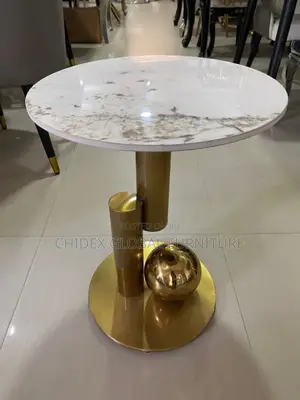 Round Marble Stool