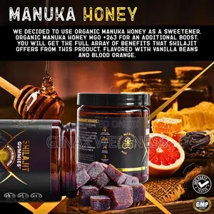 Authentic Himalayan Shilajit Gummies With Manuka Honey