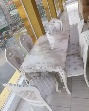 Royal Six Seat Dining Table Set
