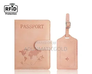RFID Passport Pouch With Bag Tag