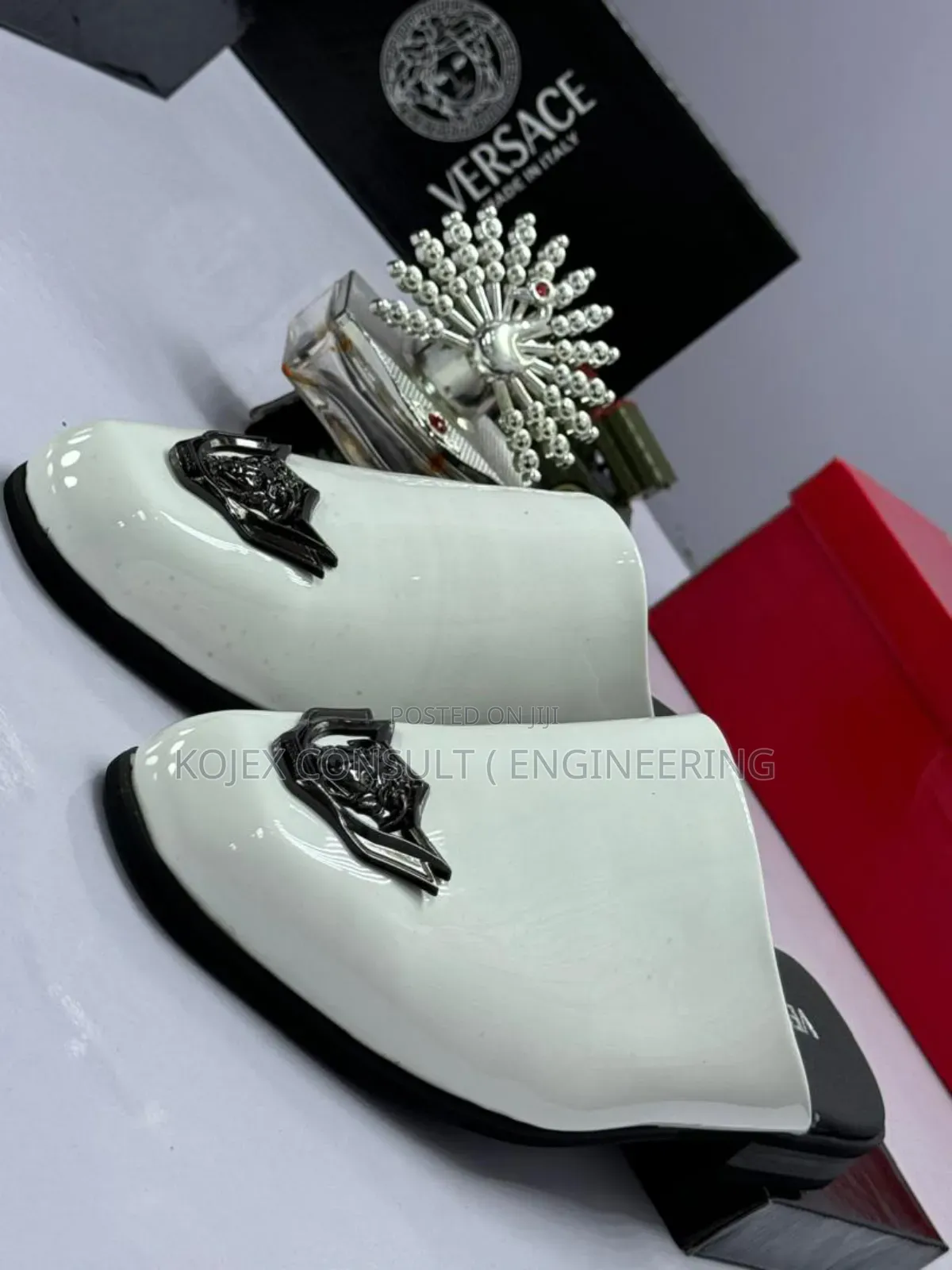 Original Quality Men Versace Mules Haf Shoe