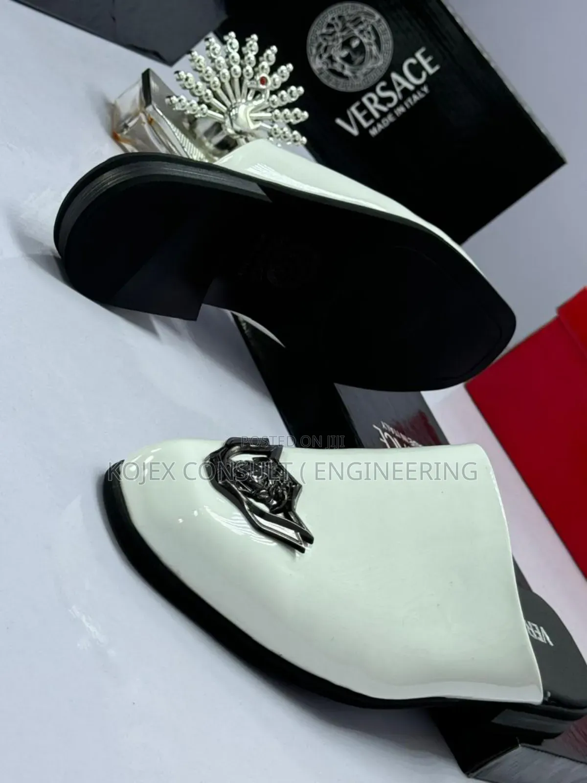 Original Quality Men Versace Mules Haf Shoe