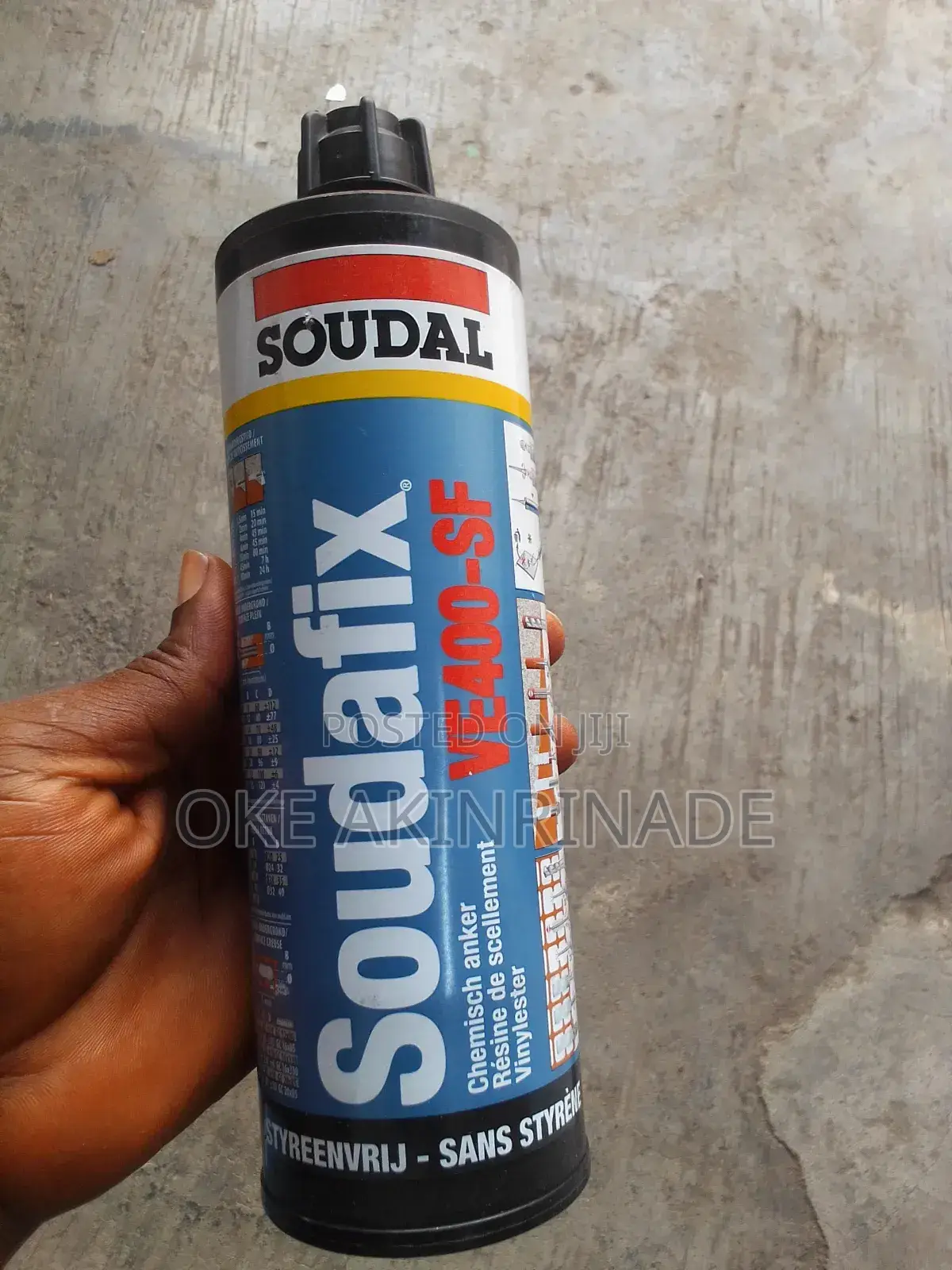 Soudafix Ve400-Sf High Epoxy Anchoring Doweling Threaded Rods