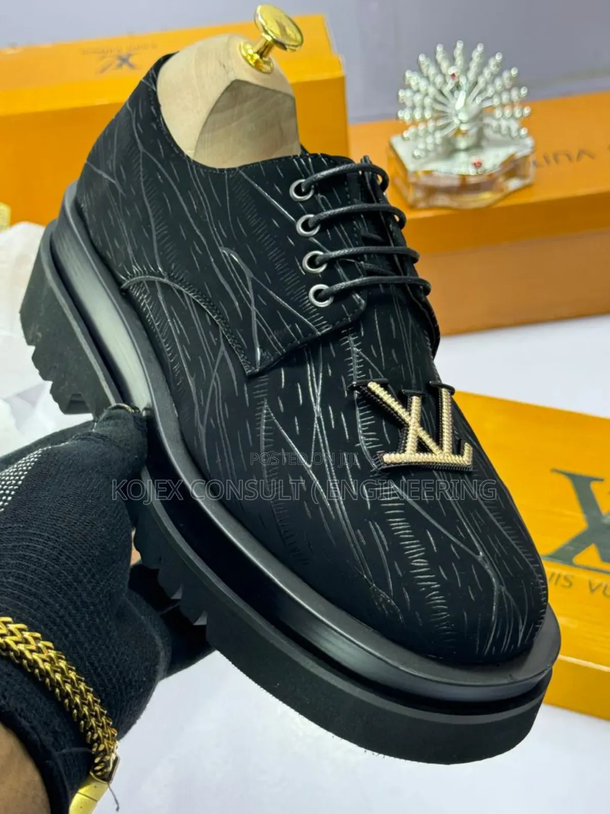 Louis Vuitton Laced Loafers