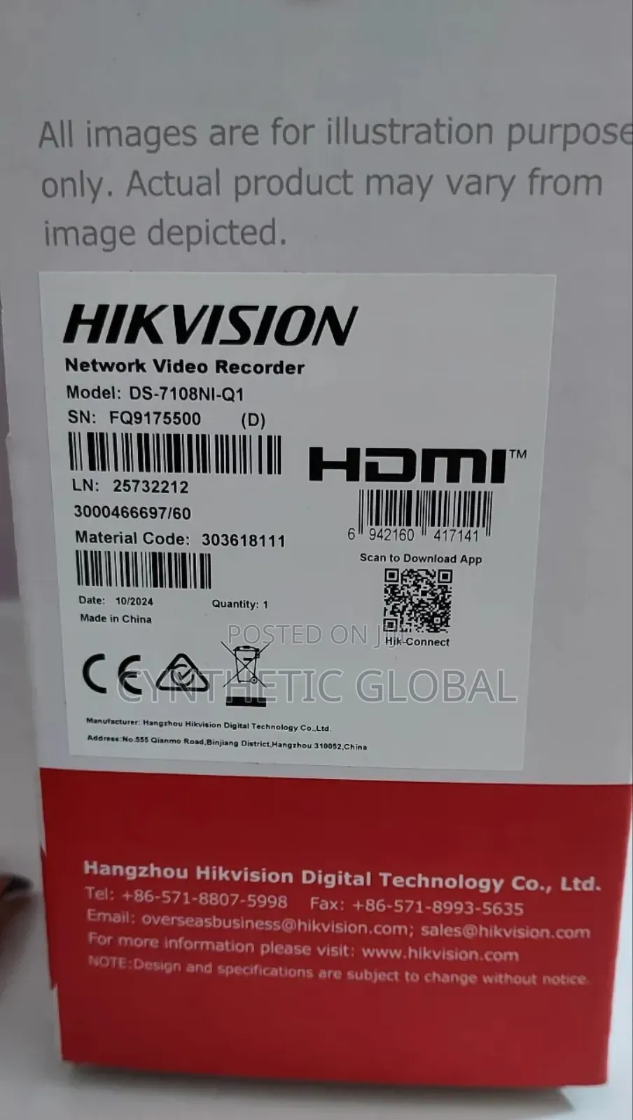 Ds 7108ni Q1 Hikvision 8ch NVR Non Poe