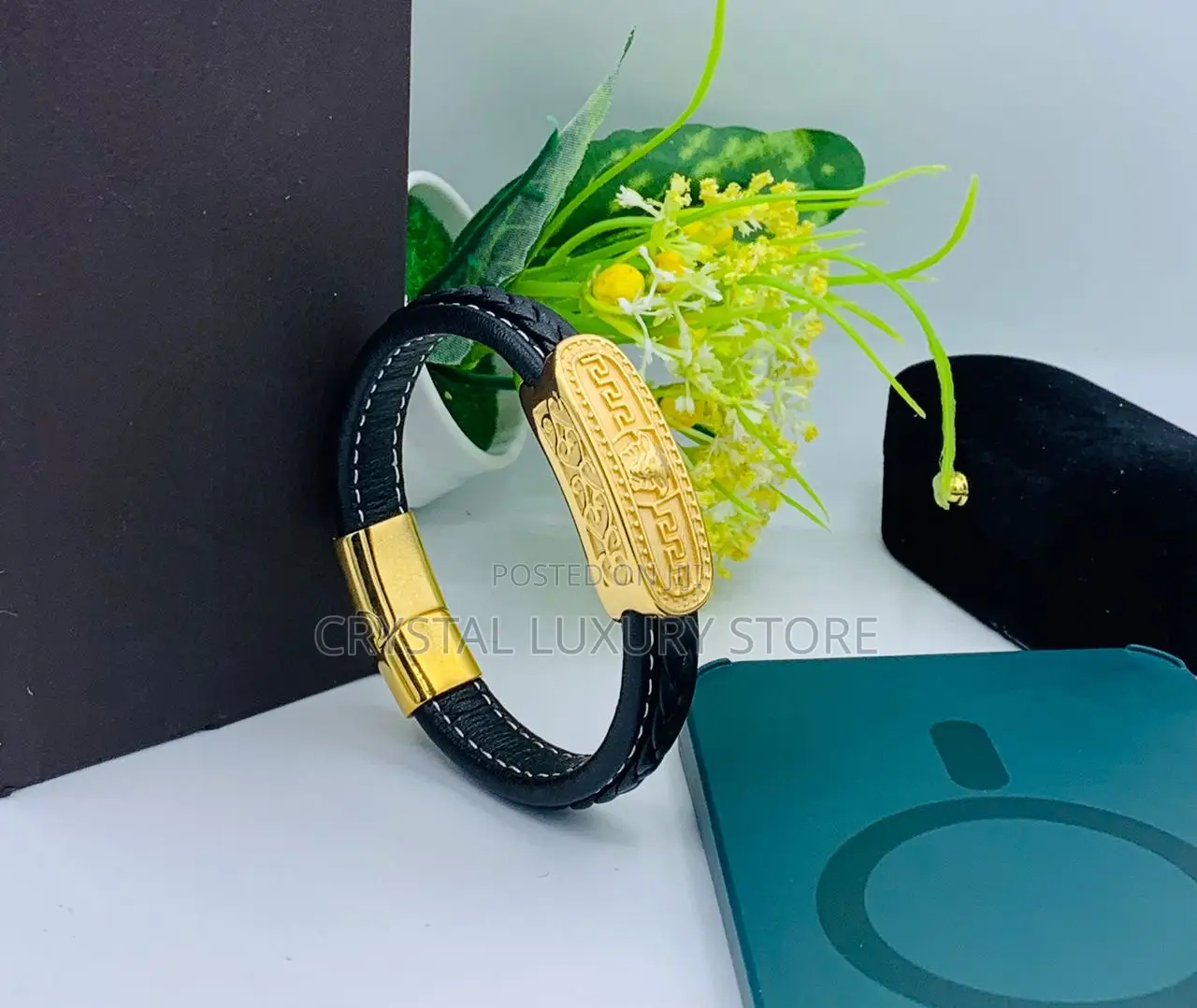 High Quality Luxury Men Hand Bangle