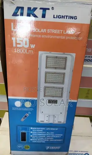 150w Akt Solar Street Lights