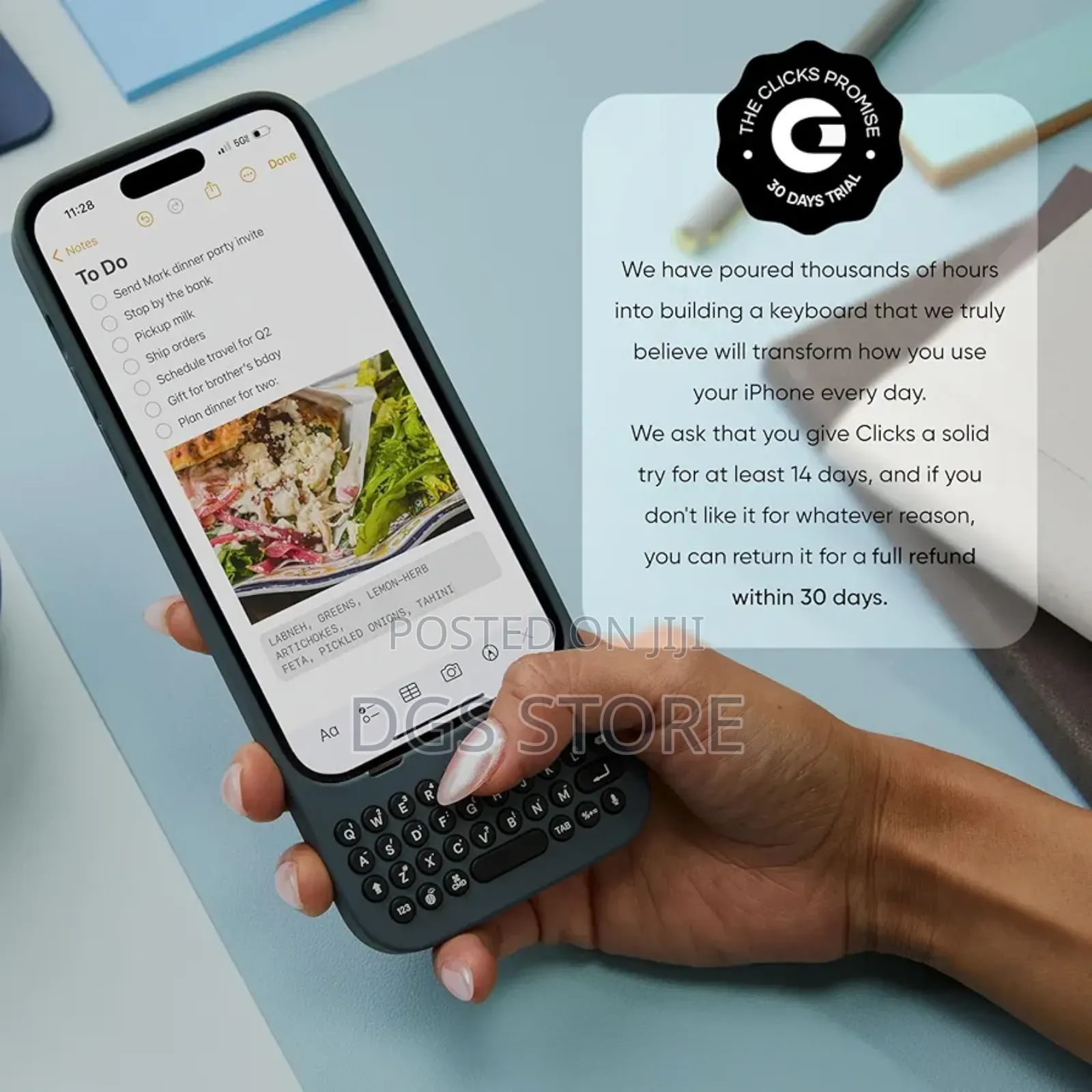 Clicks Keyboard Clavier for iPhone 15 Pro Max