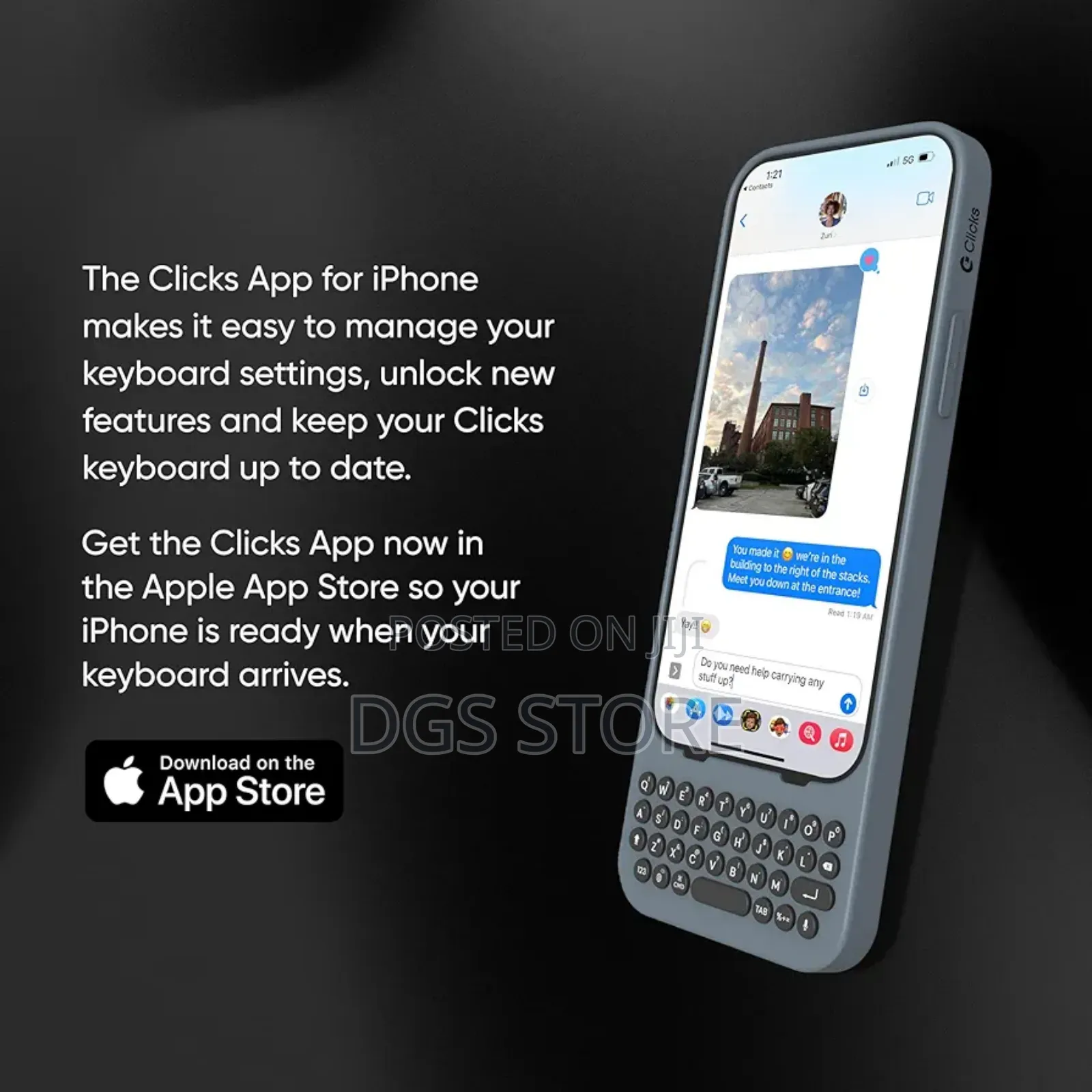 Clicks Keyboard Clavier for iPhone 15 Pro Max