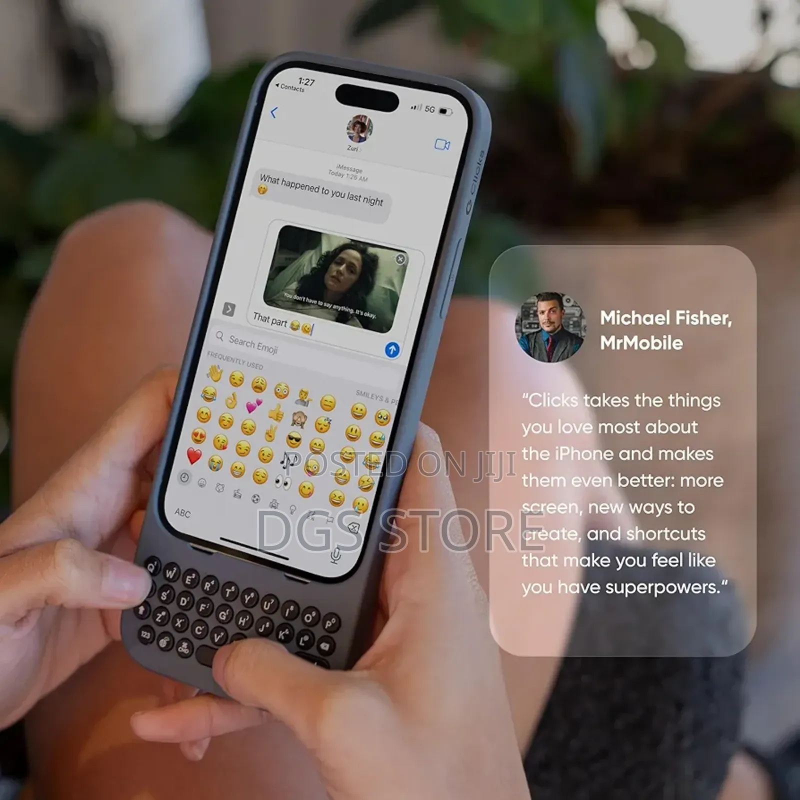 Clicks Keyboard Clavier for iPhone 15 Pro Max