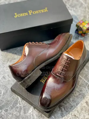 John Foster Quality Luxury Men Genuine Leather Shoe