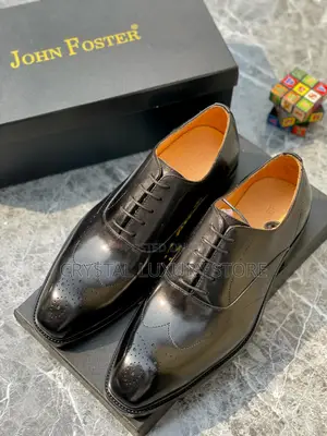 John Foster Quality Luxury Men Genuine Leather Shoe