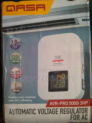 Qasa 3hp Wall Stabilizer for Ac,Fridge and Freezer-5000w