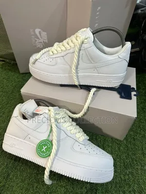 Immaculate White Unisex Nike Bold Lace Sneakers