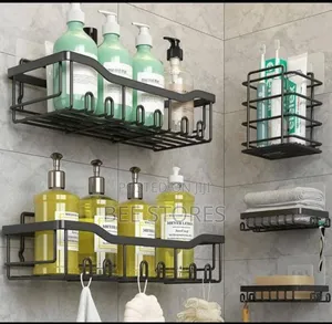 5pcs Quality Bathroom Shower Rack