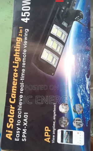 2in1 Solar Camera and Light 450W