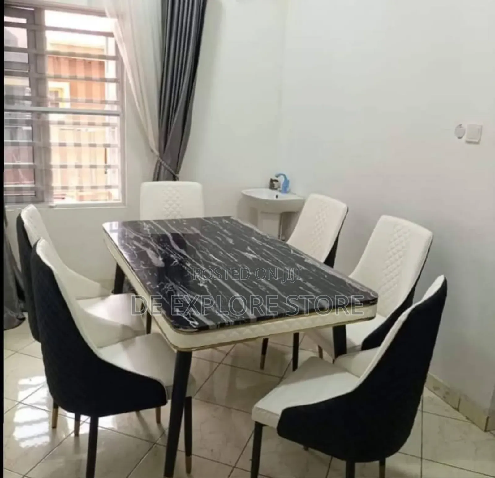 Dining Table Set With Six Chairs