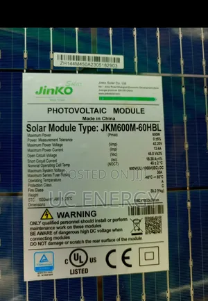 600w Jinko Solar Panel