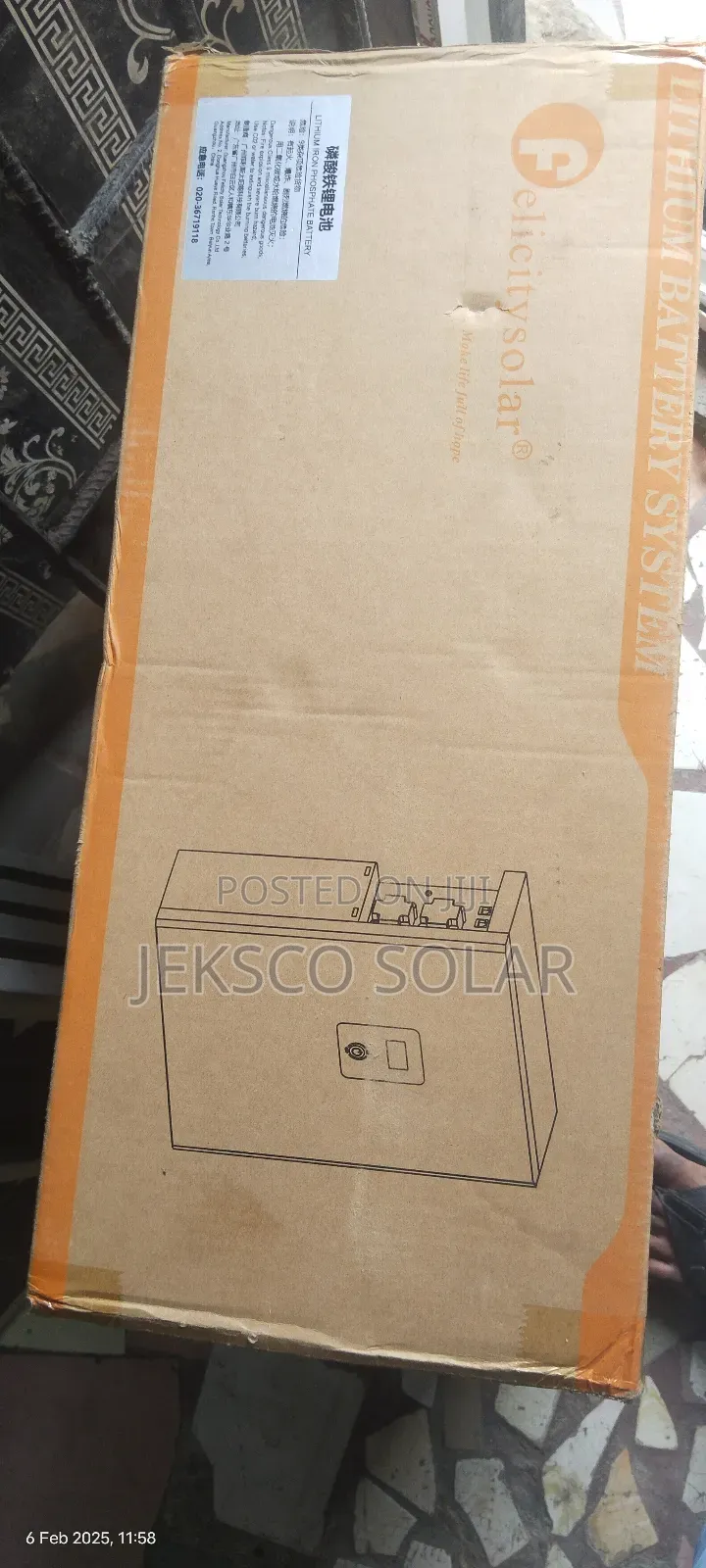 Felicity 5kw Solar Lithium Battery, 51.2v.