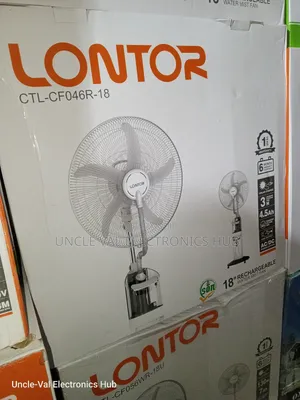 Lontor 18" Rechargeable Mist Fan