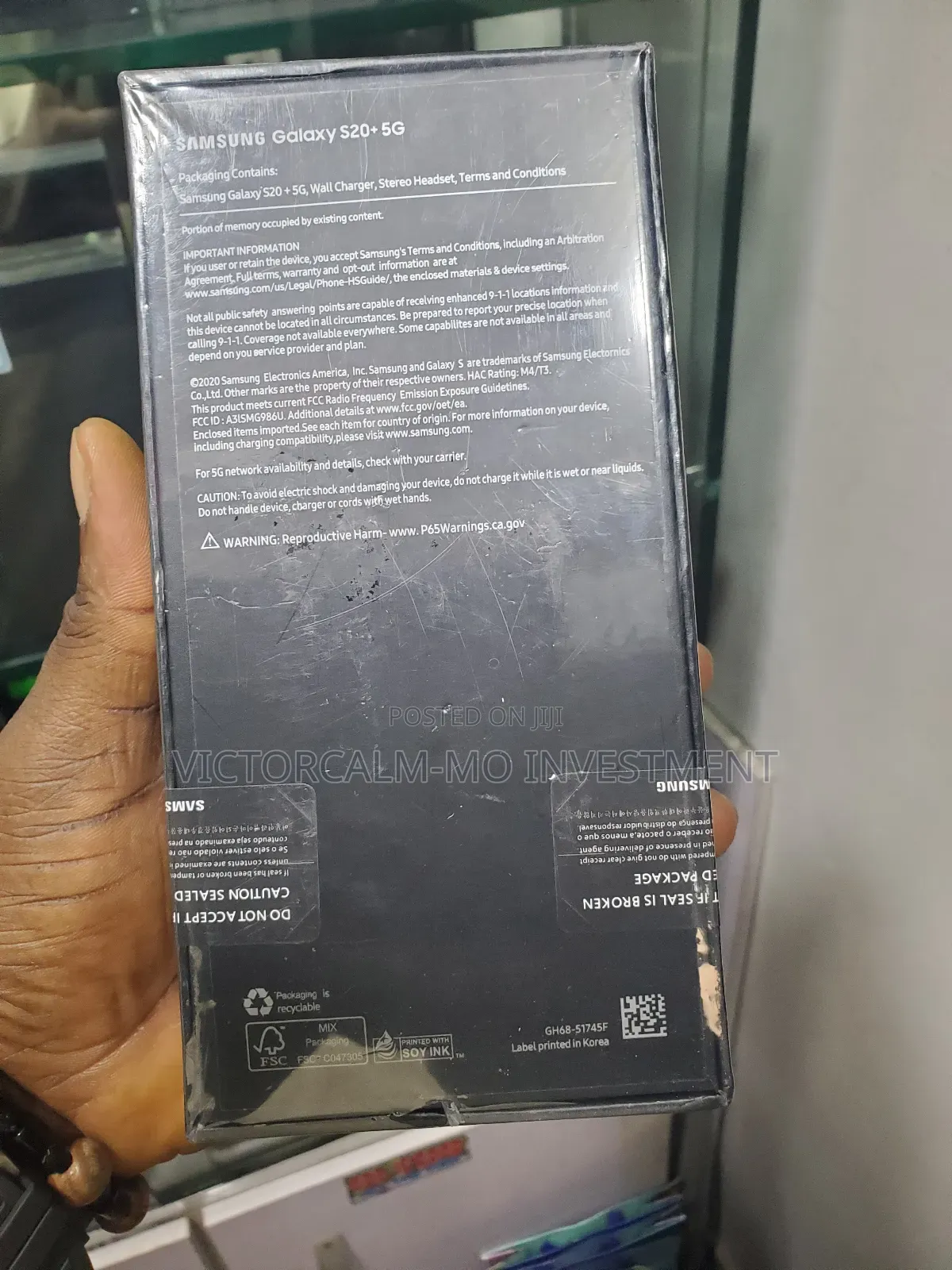 New Samsung Galaxy S20+ 5G 256 GB