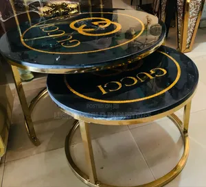 2 N 1 Black Gucci Center Table
