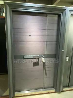 Gray ARMOR Security Door 4ft