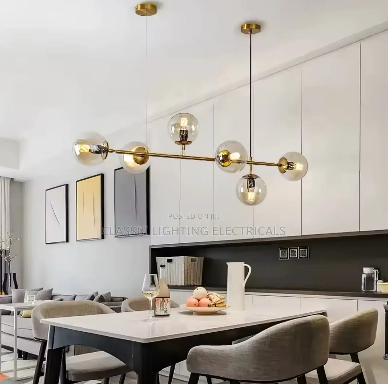 Nordic Living Room Chandelier Creative Simple Modern Parlor
