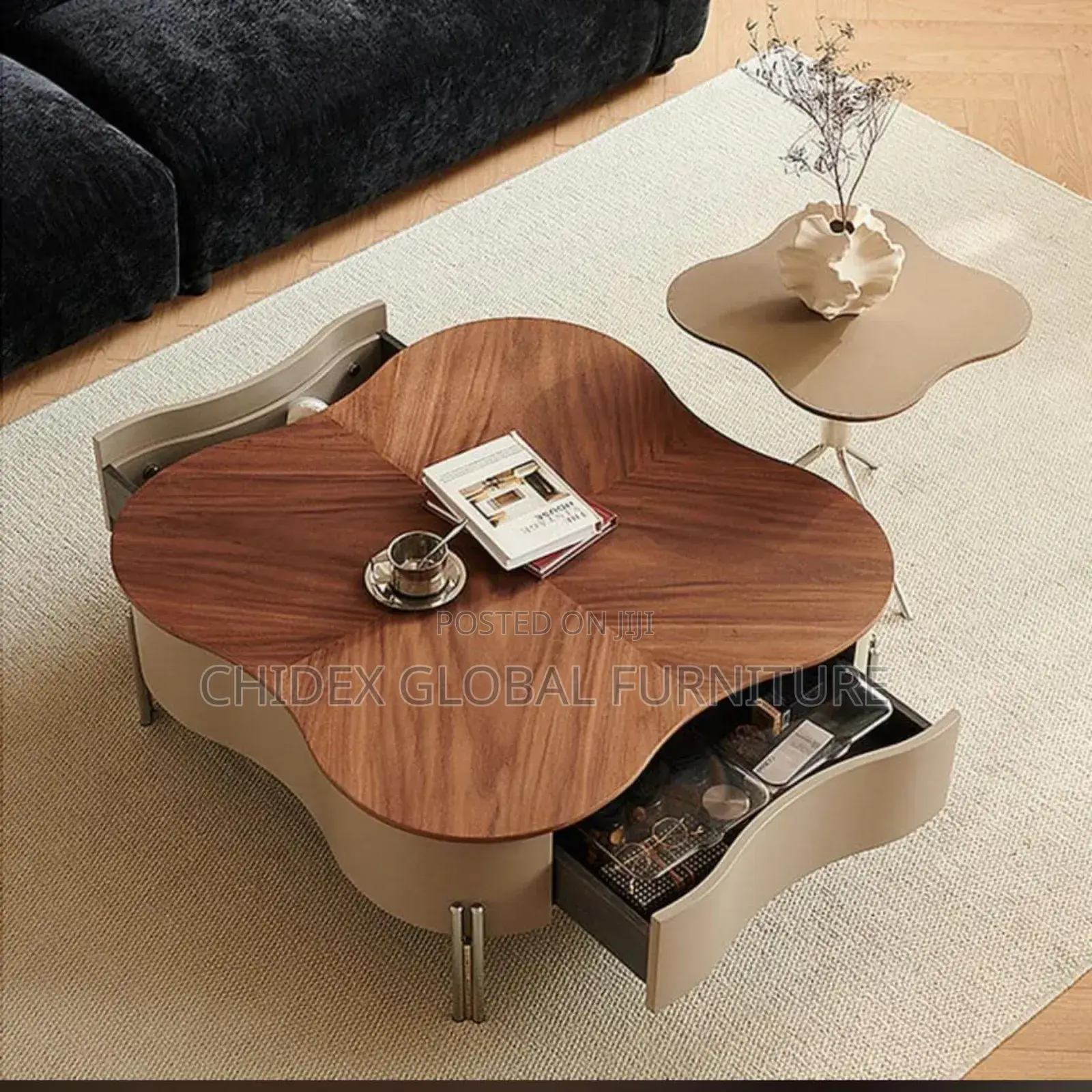 Simple Center Table With Stool