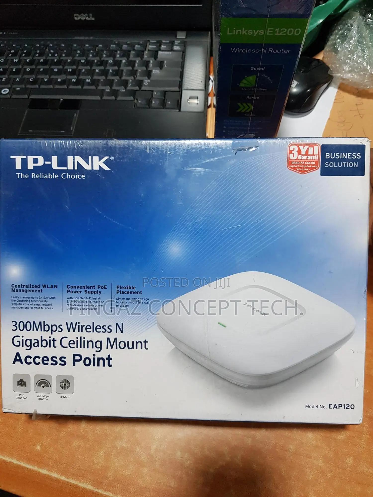 Tp-Link Gigabit Ethernet Ceiling Mount Wireless AP EAP115