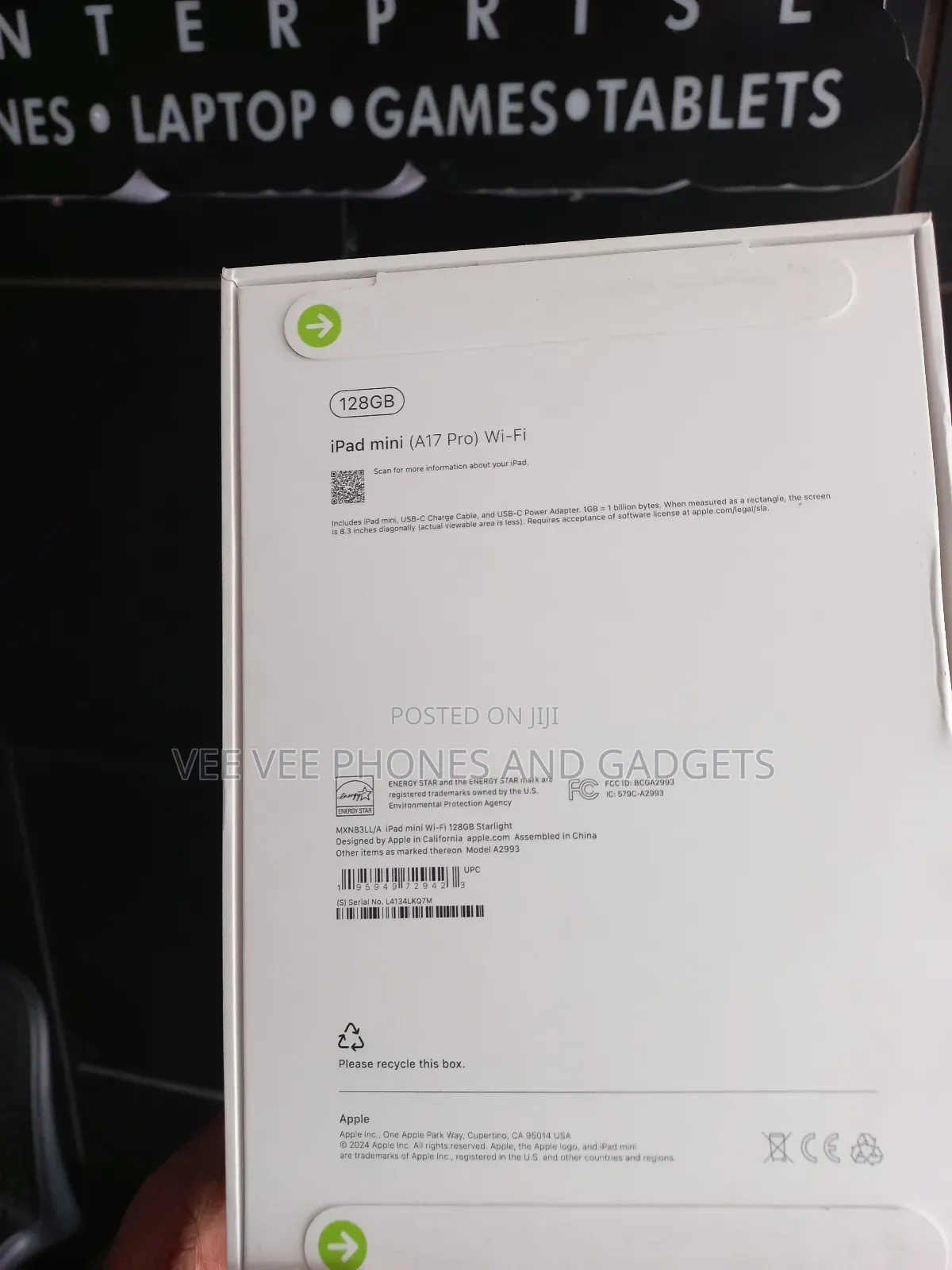 New Apple iPad mini (2024) 128 GB