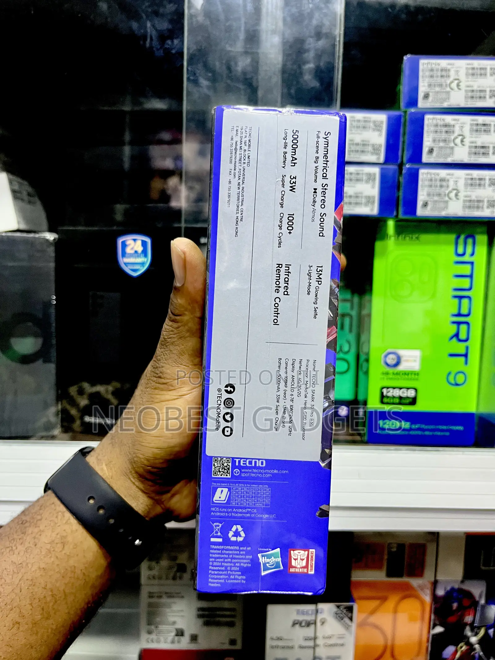 New Tecno Spark 30 Pro 256 GB