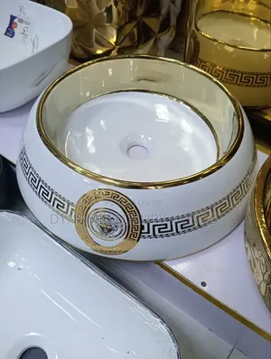 Luxury Round Versace Countertop Basin