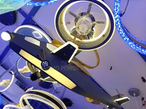 Aeroplane Ceiling Fitting Light With Fan