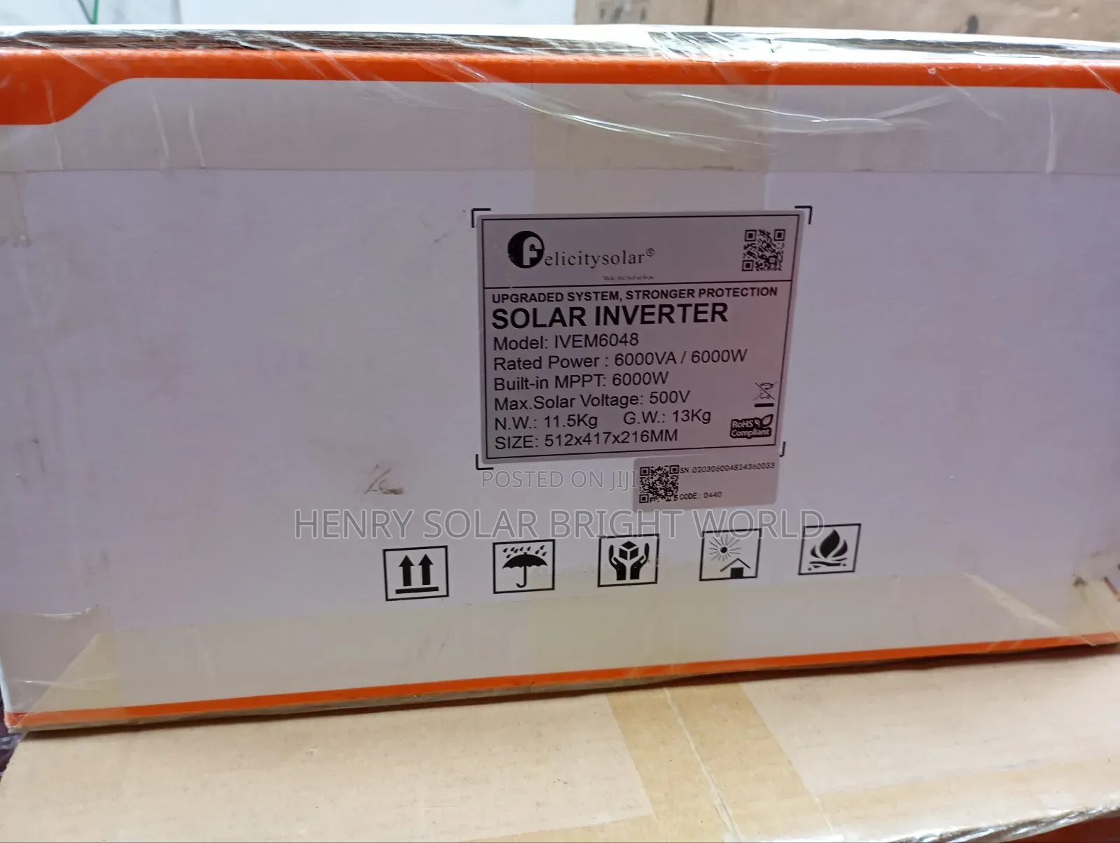 Felicity 6kva 48v Transformerless Hibrid Inverter