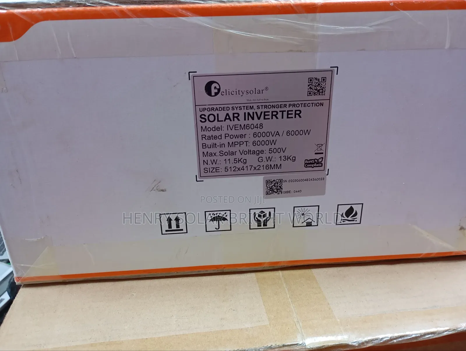 Felicity 6kva 48v Transformerless Hibrid Inverter